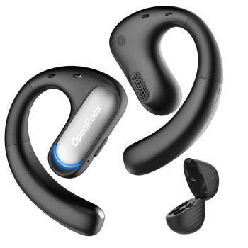 Openrock Pro Open-Ear Air Conduction Sport Earbuds Black