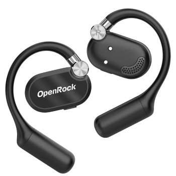 Openrock X Open-Ear Air Conduction Sport Earbuds Black