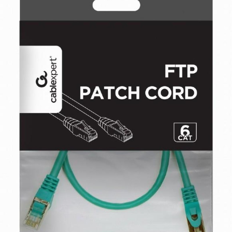 Cablexpert Cat6 UTP Patch Cable 0.5m Green