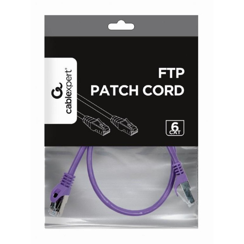 Cablexpert Cat6 UTP Patch Cable 0.5m Violet
