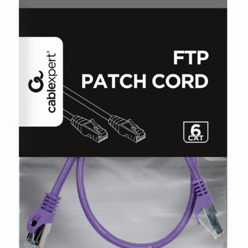 Cablexpert Cat6 UTP Patch Cable 0.5m Violet