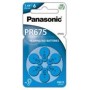 Panasonic PR675 Zinc Air Hearing Aid Batteries 6 Pack