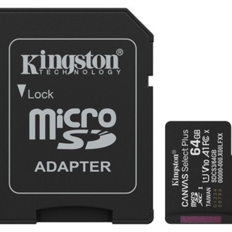 Kingston Canvas Go Plus 64GB Micro SD Card