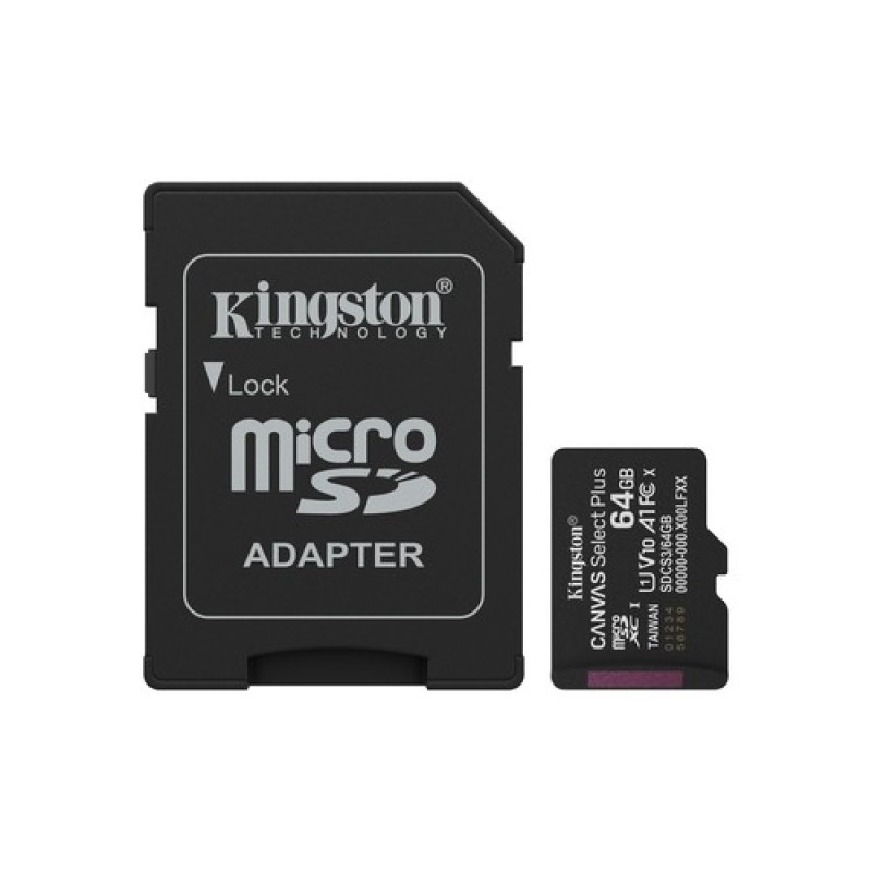 Kingston Canvas Go Plus 64GB Micro SD Card