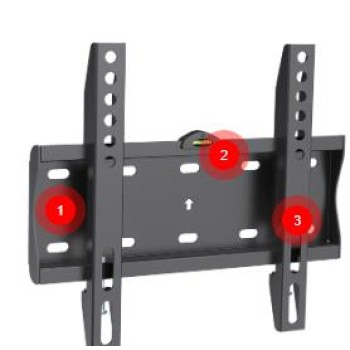 Superior TV Bracket 23"-42" Ultra Slim Fixed