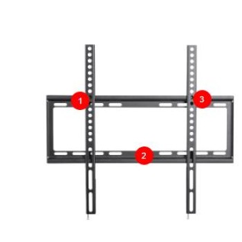 Superior TV Bracket 32"-55" Ultra Slim Fixed