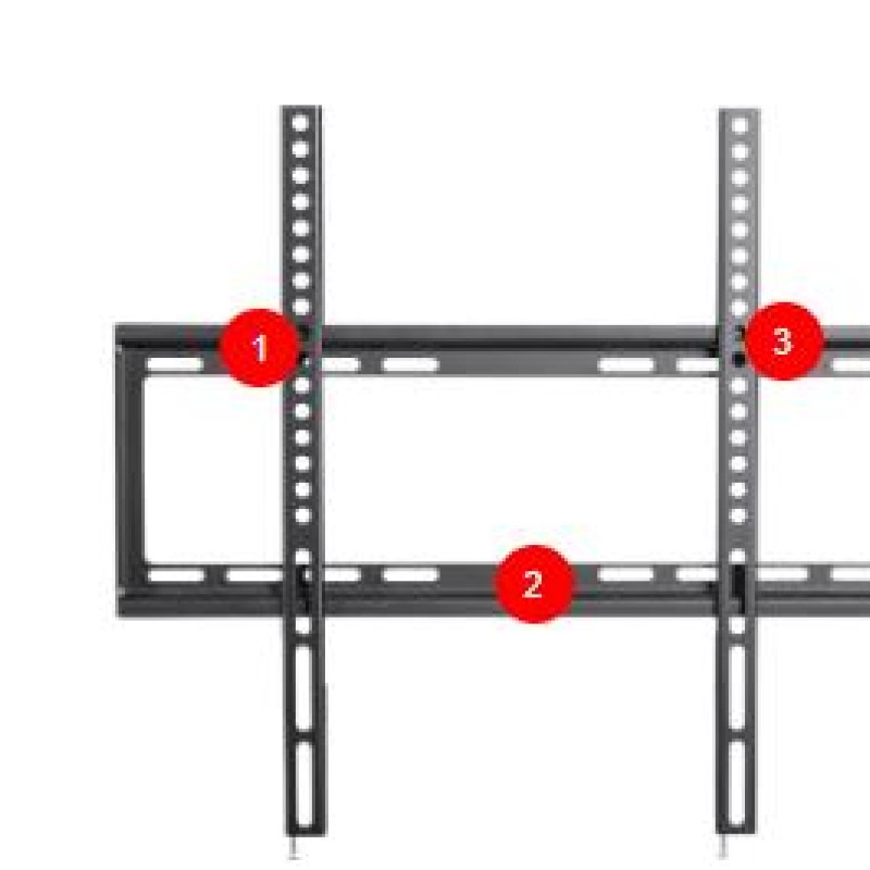 Superior TV Bracket 32"-55" Ultra Slim Fixed
