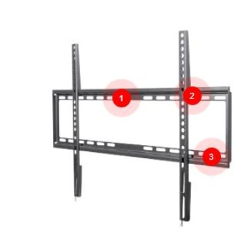 Superior TV Bracket 37"-70" Ultra Slim Fixed