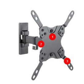 Superior TV Bracket 13"-42" Ultra Slim Fixed