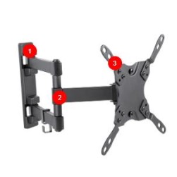 Superior TV Bracket 13"-42" Ultra Slim Fixed