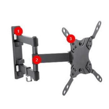 Superior TV Bracket 13"-42" Ultra Slim Fixed