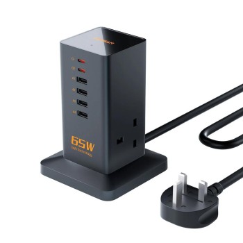 Tessan 65W GaN Charger Extension Tower with USB-C