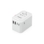 Tessan 6 in 1 5 USB (3USB-C) C / BF/O / A Type Outlet Conversion PLUG Compatible