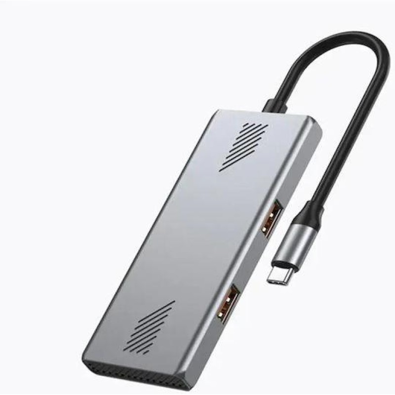 Gembird 4-port A + C USB 3.2 (Gen 2) Type-C HUB