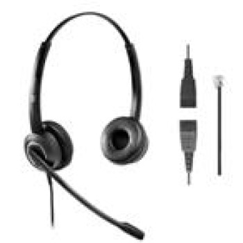 VT VT6200UNC Duo Headset QD & RJ9 Cable