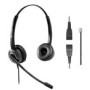 VT VT6200UNC Duo Headset QD & RJ9 Cable