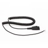 VT QD to RJ09 Coiled Cable Blue Tube