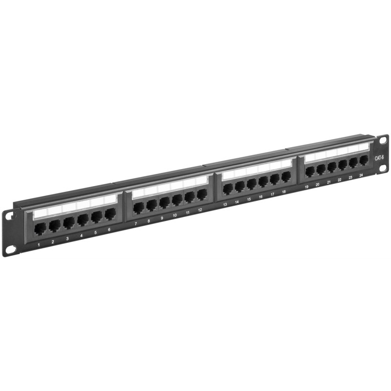 Goobay Cat6 24-Port Patch Panel