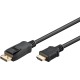 DisplayPort™ to HDMI™ Adapter Cable gold-plated