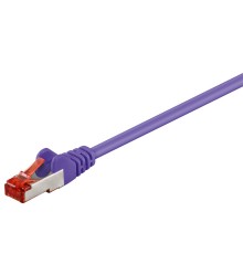 CAT 6 Patch Cable, S/FTP (PiMF), purple
