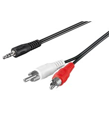Audio Cable AUX Adapter, 3.5 mm Male to Stereo RCA Male
