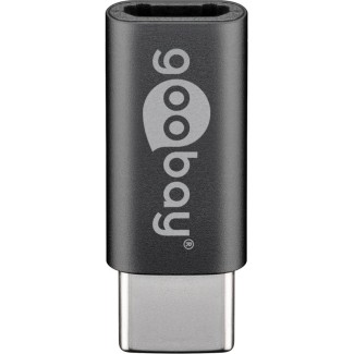 Goobay USB-C to USB 2.0 Micro-B Adapter Grey