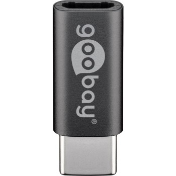 Goobay USB-C to USB 2.0 Micro-B Adapter Grey