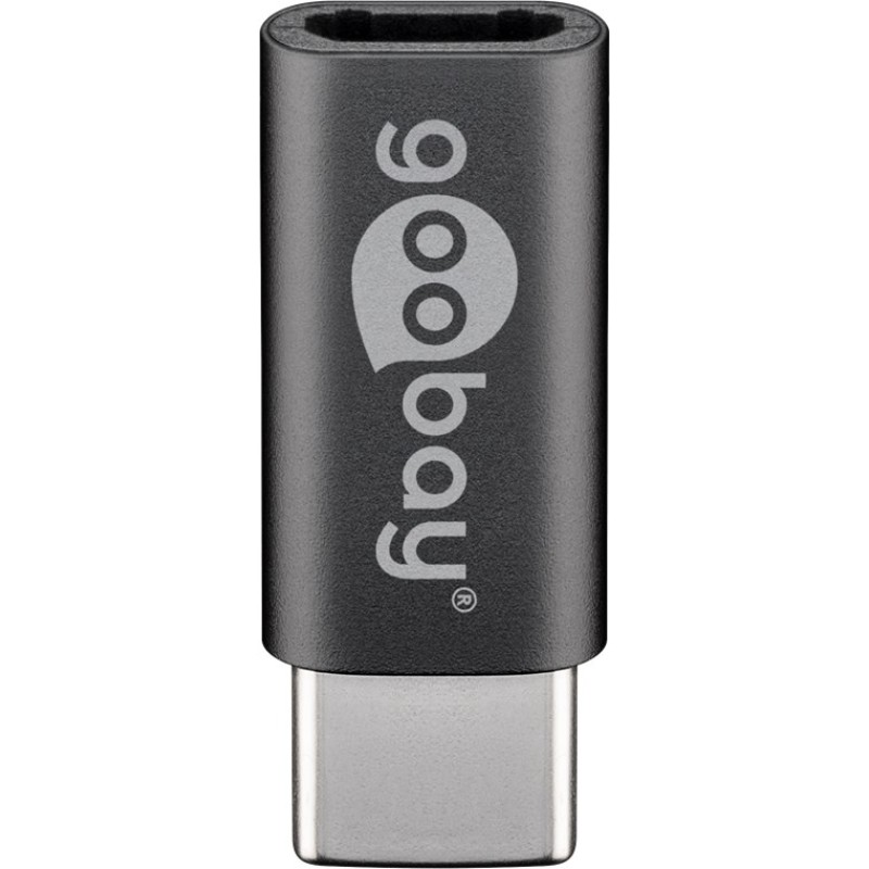 Goobay USB-C to USB 2.0 Micro-B Adapter Grey