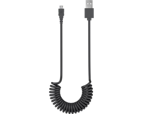 Micro-USB Charging and Sync Cable, Spiral Cable