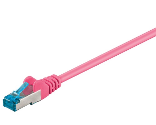 CAT 6A Patch Cable, S/FTP (PiMF), magenta