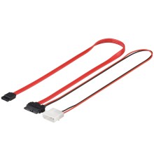 HDD S-ATA SlimLine Cable 1.5 Gbit/s/3 Gbit/s 2in1