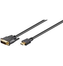 DVI-D/HDMI™ Cable, gold-plated