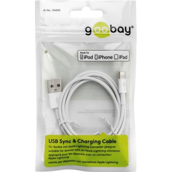 Goobay 1m Lightning Cable White