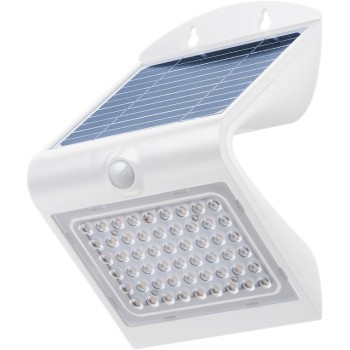 Goobay LED Solar Wall Light with Motion Sensor, 4 W, White