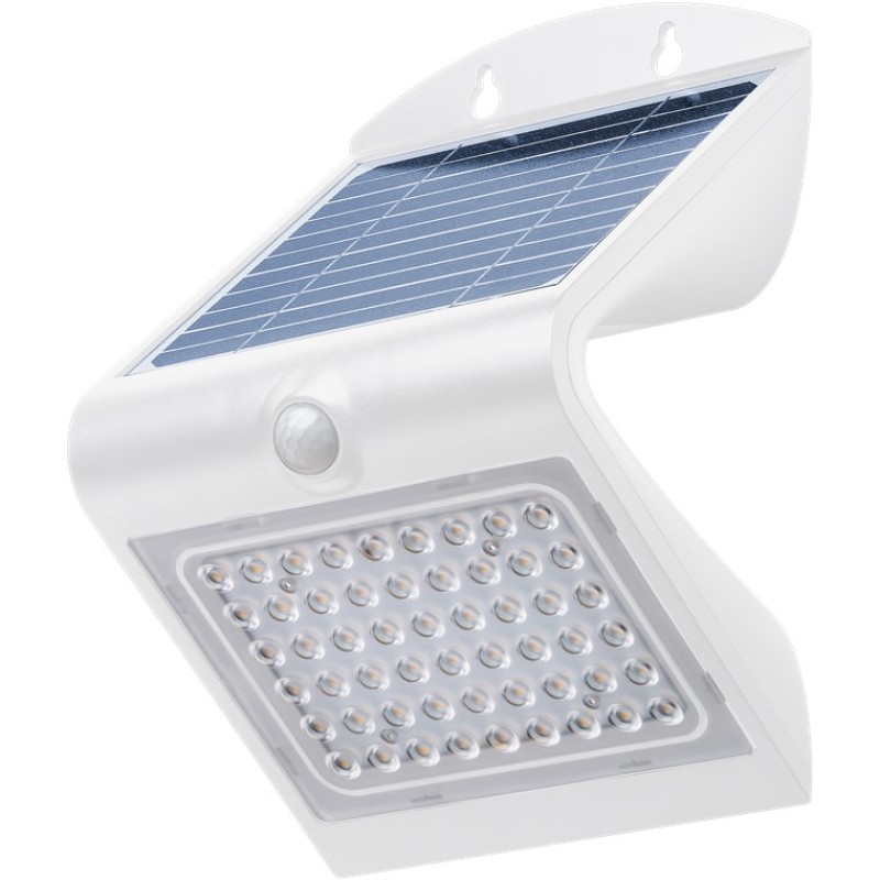 Goobay LED Solar Wall Light with Motion Sensor, 4 W, White