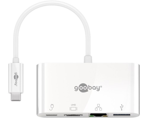 USB-C™ Multiport Adapter (HDMI™ & Ethernet, 60 W Power Delivery)