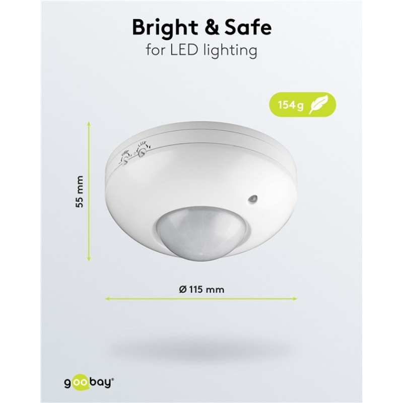 Goobay PIR Motion Sensor White