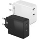 Dual USB-C™ PD Fast Charger (36 W) white