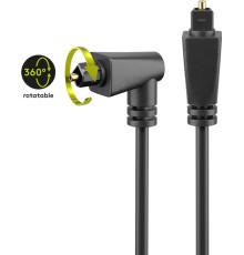 Angled Toslink Cable and Rotatable