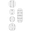 Goobay Cable Management Set White