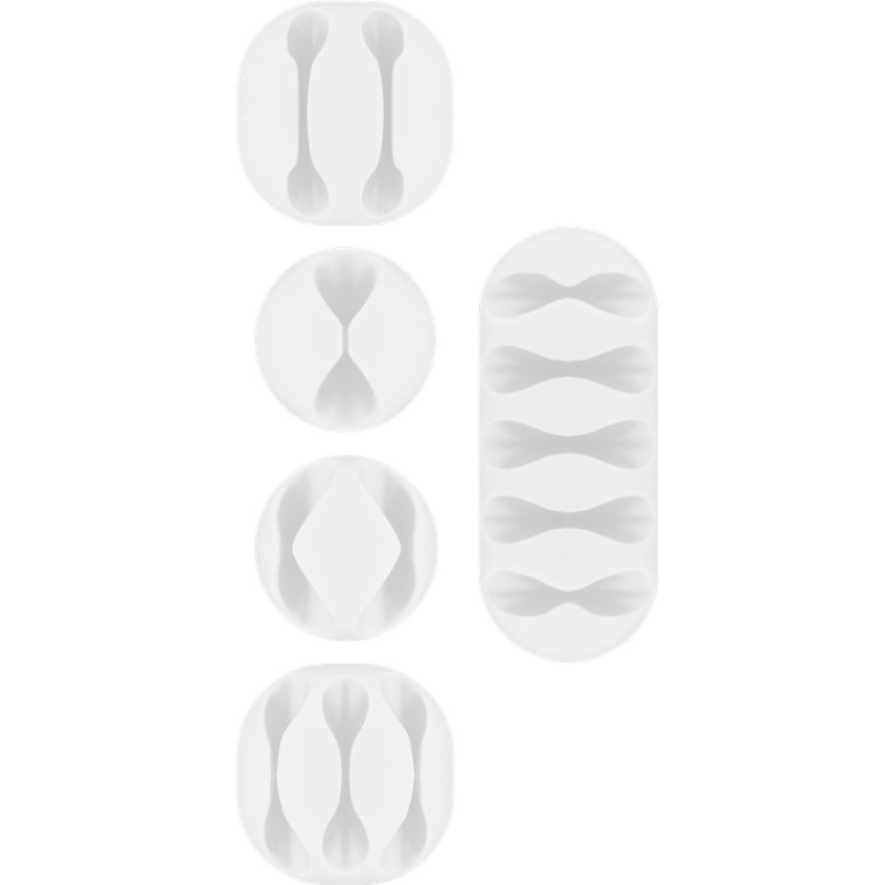 Goobay Cable Management Set White