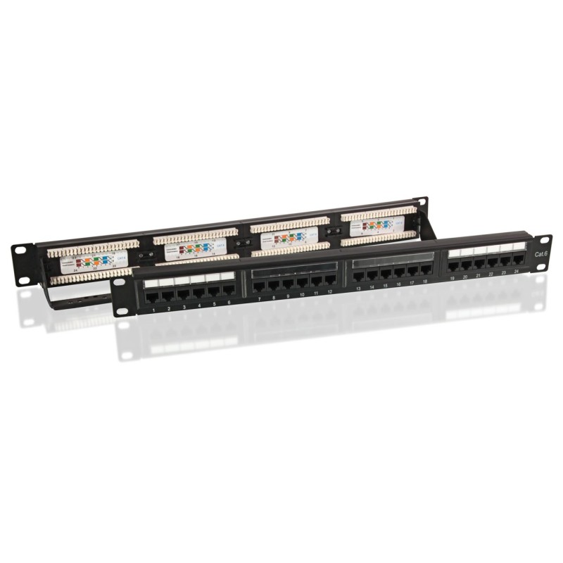 Goobay Cat6 24-Port Patch Panel