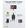 Goobay 2 to 1 HDMI Switch 4K 60Hz Black