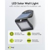 Goobay LED Solar Wall Light with Motion Sensor, 4 W, Black