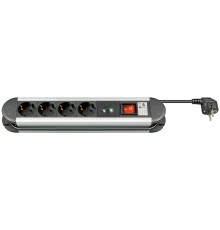 4-Way Surge-Protected Power Strip, 1.4 m
