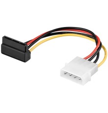 PC Power Cable/Adapter, 5.25 Inch Male to SATA 90°