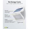 Goobay LED Solar Wall Light with Motion Sensor, 4 W, White