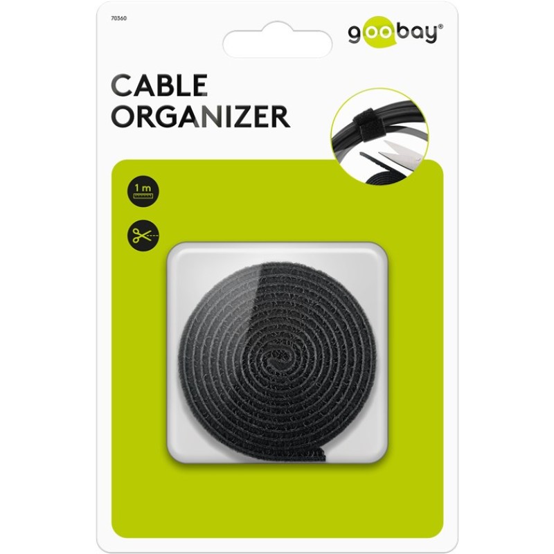 Goobay Cable Management Set Hook and Loop