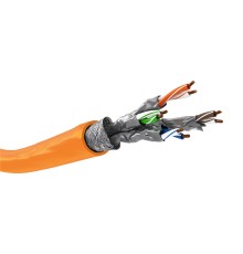 CAT 7A Network Cable, S/FTP (PiMF), orange
