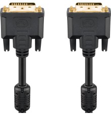 DVI-D Full HD Cable Dual Link, gold-plated